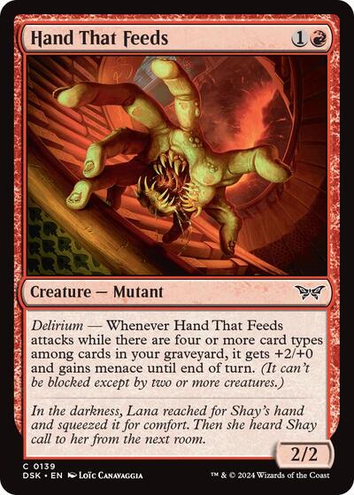 Hand That Feeds (Duskmourn: House of Horror) Light Play