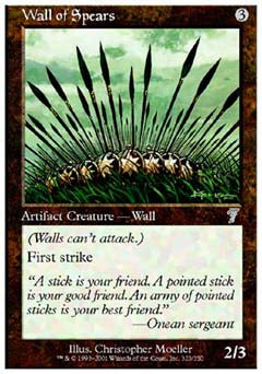 Wall of Spears (7th Edition) Light Play