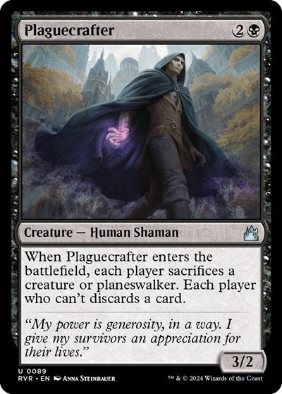 Plaguecrafter (Ravnica Remastered) Light Play