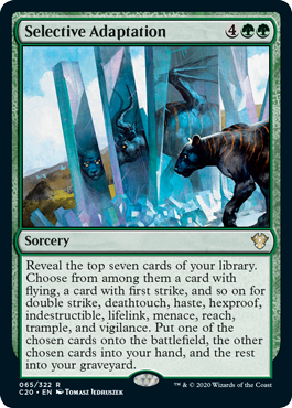 Selective Adaptation (Commander 2020 Ikoria) Light Play