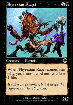 Phyrexian Rager (Apocalypse) Light Play