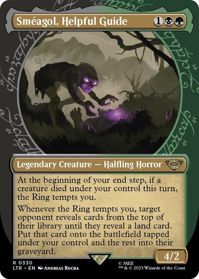 Smeagol, Helpful Guide (Showcase) (Universes Beyond: The Lord of the Rings: Tales of Middle-earth) Light Play Foil