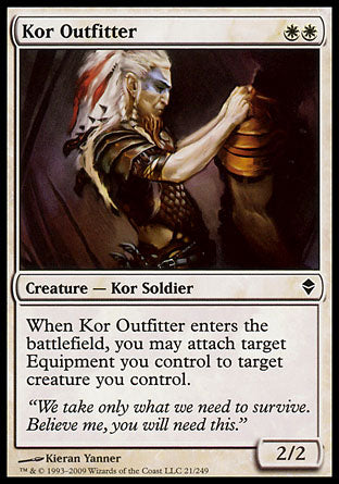 Kor Outfitter (Zendikar) Light Play