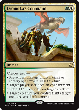 Dromoka's Command (Dragons of Tarkir) Light Play