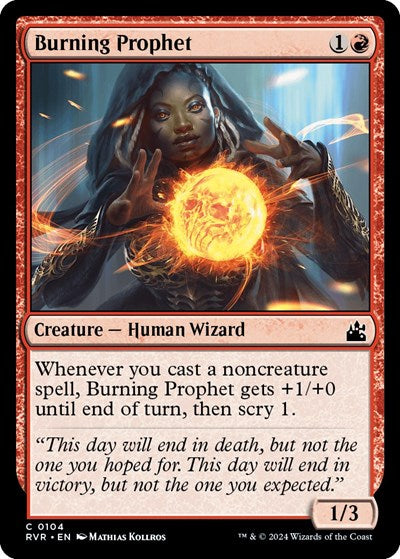 Burning Prophet (Ravnica Remastered) Light Play