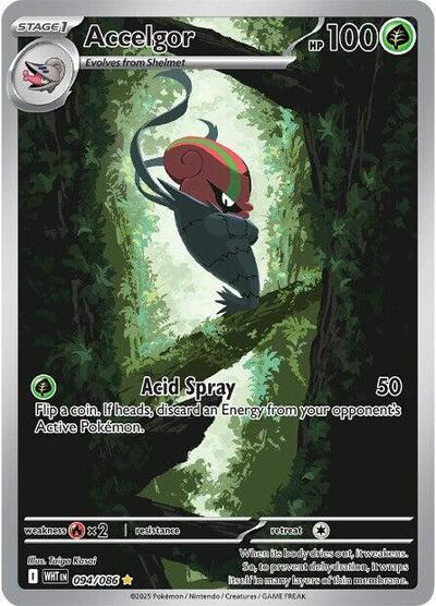 Accelgor - 094 (SV: White Flare) Light Play Holofoil