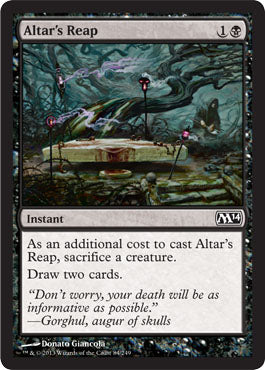 Altar's Reap (Magic 2014 Core Set) Medium Play