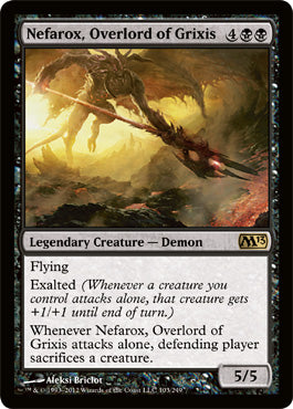 Nefarox, Overlord of Grixis (Magic 2013 Core Set) Light Play