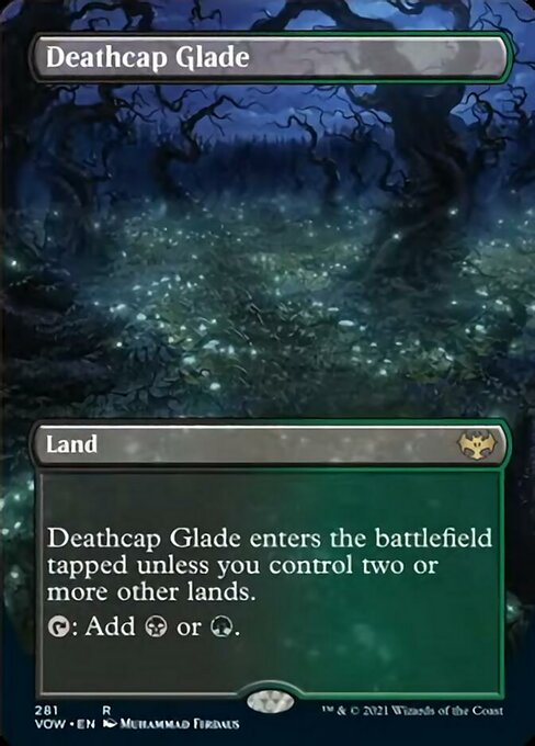 Deathcap Glade (Borderless) (Innistrad: Crimson Vow) Light Play