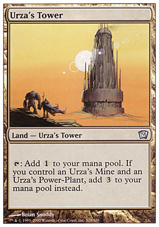 Urza's Tower (9th Edition) Light Play