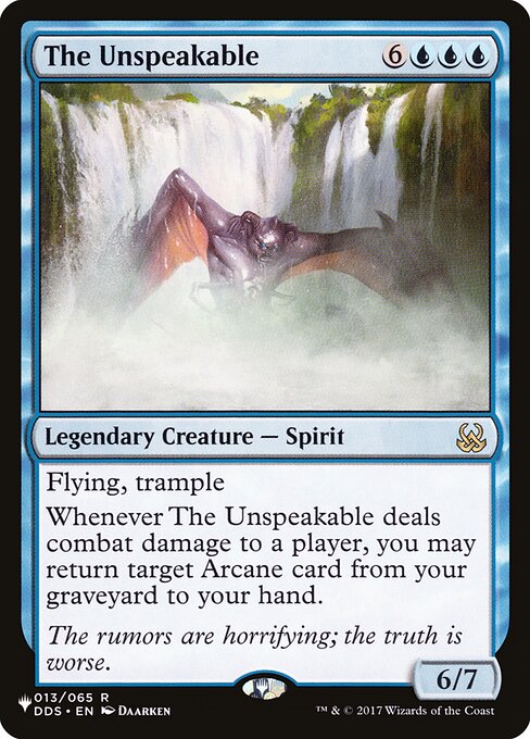 The Unspeakable (The List) Light Play