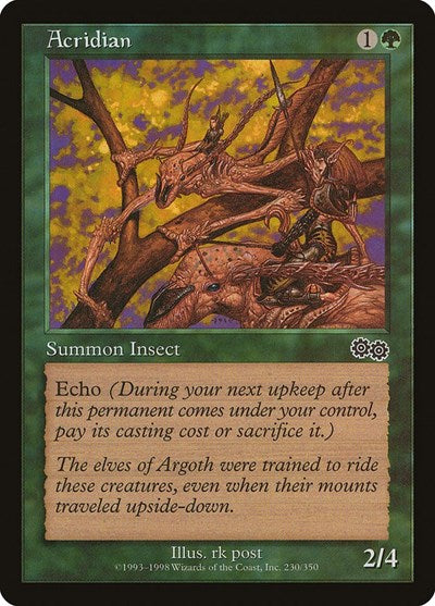 Acridian (Urza's Saga) Medium Play