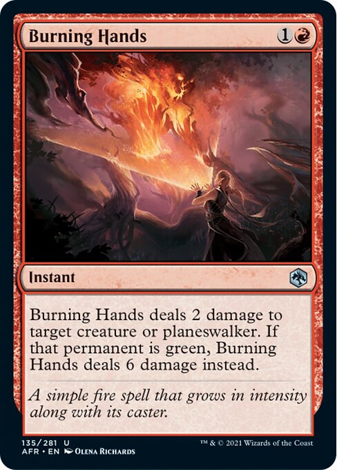 Burning Hands (Adventures in the Forgotten Realms) Light Play