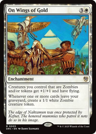 On Wings of Gold (Commander: Aetherdrift) Light Play