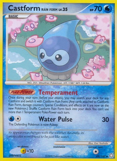 Castform Rain Form (Legends Awakened) Medium Play