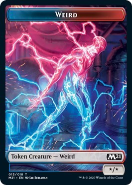 Weird Token (Core Set 2021) Light Play
