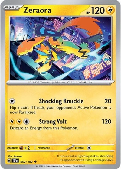 Zeraora (SV05: Temporal Forces) Light Play