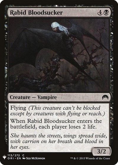 Rabid Bloodsucker (Mystery Booster) Light Play