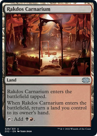 Rakdos Carnarium (Double Masters 2022) Light Play Foil