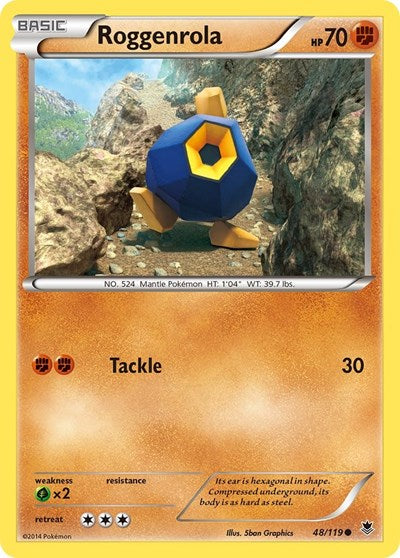 Roggenrola (XY - Phantom Forces) Light Play