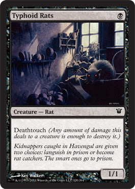 Typhoid Rats (Innistrad) Light Play