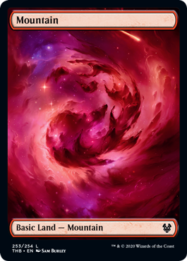 Mountain (253) (Theros Beyond Death) Light Play Foil