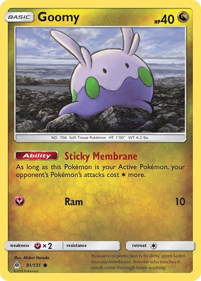 Goomy (91) (SM - Forbidden Light) Medium Play
