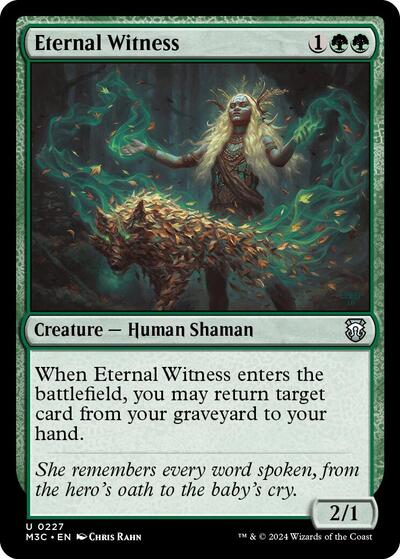 Eternal Witness (Commander: Modern Horizons 3) Light Play
