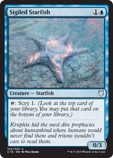 Sigiled Starfish (Commander 2018) Light Play