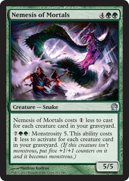 Nemesis of Mortals (Theros) Light Play Foil