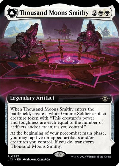 Thousand Moons Smithy (Extended Art) (The Lost Caverns of Ixalan) Light Play