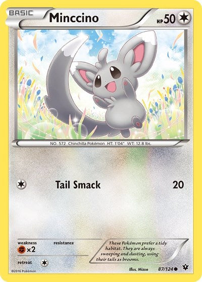 Minccino (87) (XY - Fates Collide) Light Play