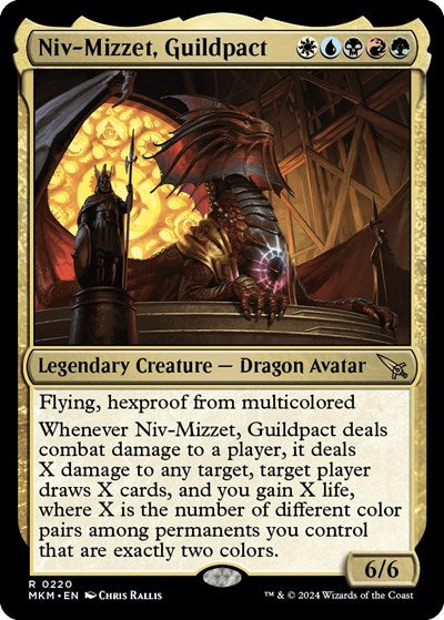 Niv-Mizzet, Guildpact (Murders at Karlov Manor) Light Play