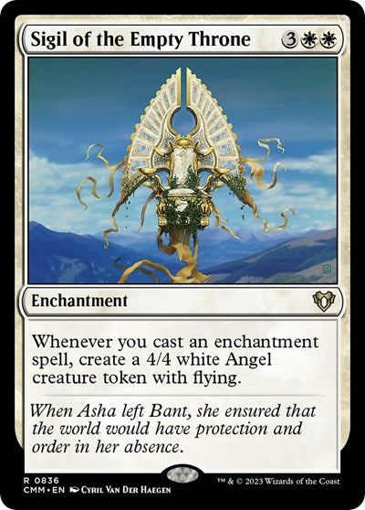 Sigil of the Empty Throne (Commander Masters) Light Play