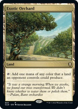 Exotic Orchard (Commander Legends: Battle for Baldur's Gate) Light Play