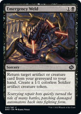 Emergency Weld (The Brothers' War) Light Play Foil