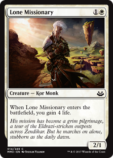 Lone Missionary (Modern Masters 2017) Light Play