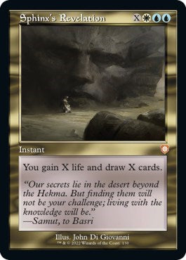 Sphinx's Revelation (Commander: The Brothers' War) Light Play
