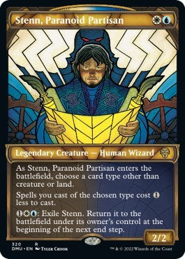Stenn, Paranoid Partisan (Showcase) (Dominaria United) Light Play Foil