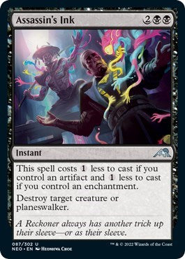 Assassin's Ink (Kamigawa: Neon Dynasty) Light Play