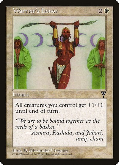 Warrior's Honor (Visions) Light Play