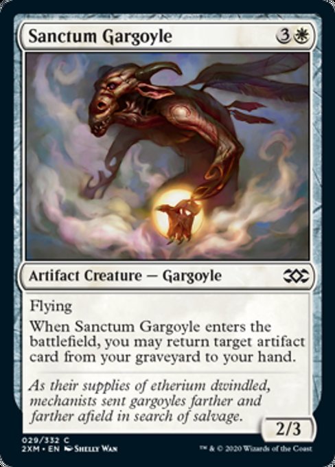 Sanctum Gargoyle (Double Masters) Light Play