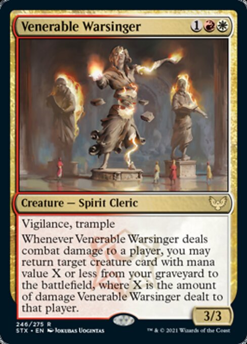 Venerable Warsinger (Strixhaven) Light Play