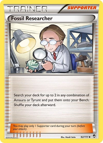 Fossil Researcher (XY - Furious Fists) Light Play