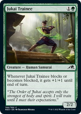 Jukai Trainee (Kamigawa: Neon Dynasty) Light Play