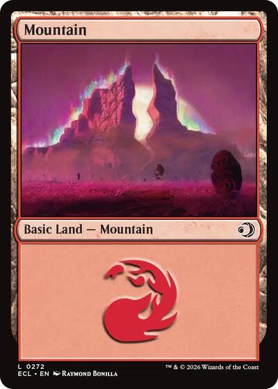 Mountain (0272) (Lorwyn Eclipsed) Light Play