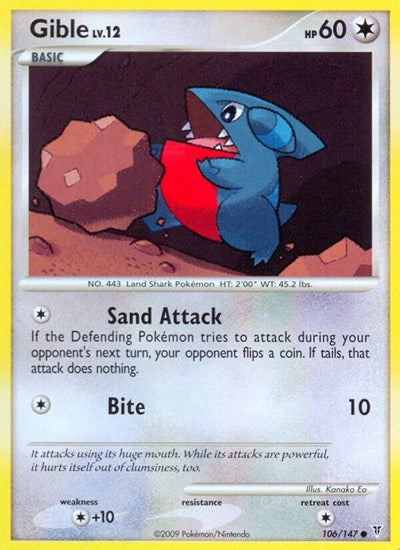 Gible (Supreme Victors) Light Play