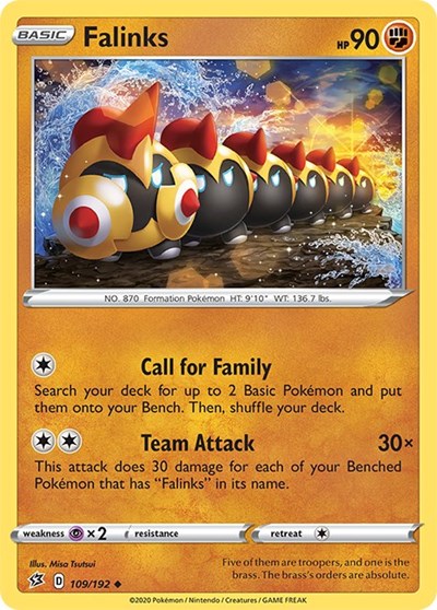 Falinks (SWSH02: Rebel Clash) Light Play Reverse Holofoil