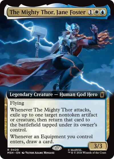 The Mighty Thor, Jane Foster (Extended Art) (Marvel Super Heroes) Light Play