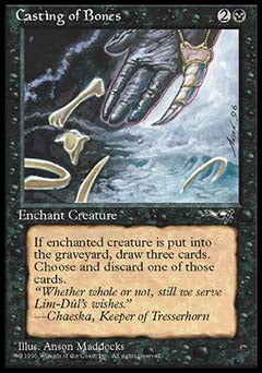 Casting of Bones (Bone pinky)  (Alliances) Light Play